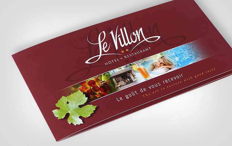 hotel-le-villon-creation-flyer-4-volets